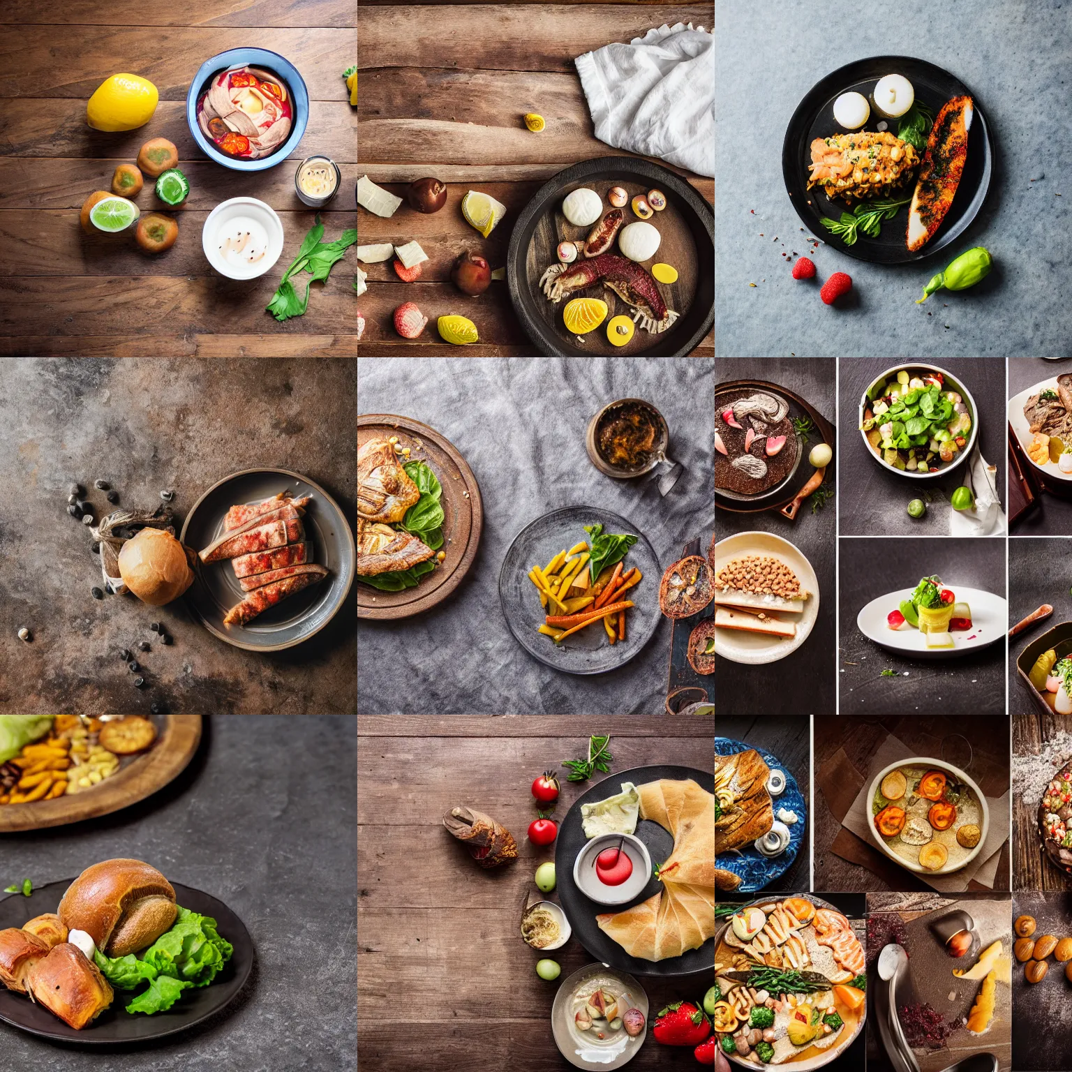 Prompt: food photography, highly detailed, uber eats, high resolution, rustic, studio lighting, sharp focus
