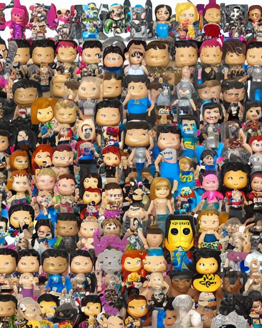 Image similar to wrestler Funko Pop. Photographic, photography