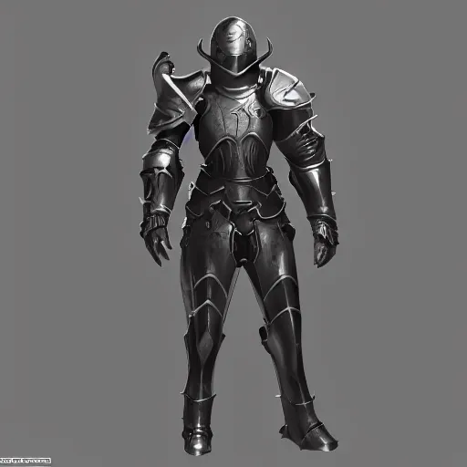 Image similar to a computer generated image of a man in armor, concept art by senior character artist, featured on polycount, antipodeans, sketchfab, unreal engine 5, artstation hd