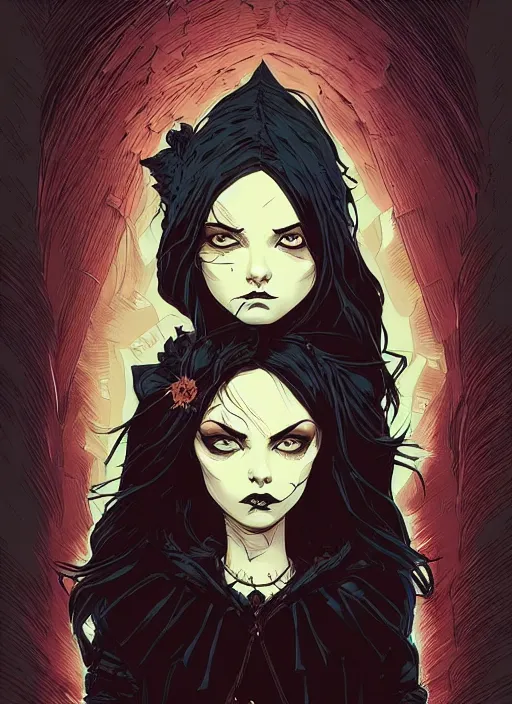 Image similar to beautifull gothic maiden, cute face. dark fantasy, d & d, artstation, art by petros afshar, tom whalen, laurie greasley and greg rutkowski and ilya kuvshinov