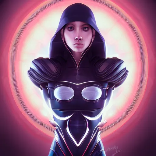 Prompt: a symmetrical portrait by artgerm, digital art, unreal engine 5, trending on artstation, deviantart, pinterest, rule of thirds, 4 k uhd image