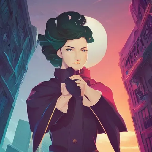 Image similar to vin venture, mistborn. clean cel shaded vector art. shutterstock. behance hd by lois van baarle, artgerm, helen huang, by makoto shinkai and ilya kuvshinov, rossdraws, illustration, art by ilya kuvshinov