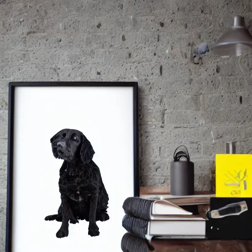 Image similar to black sprocker working as an architect