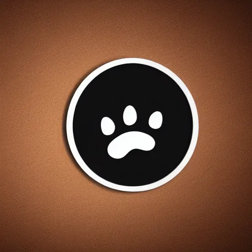 Image similar to Professional logo. Cat paw holding a coin. Pictorial logo, professional design.