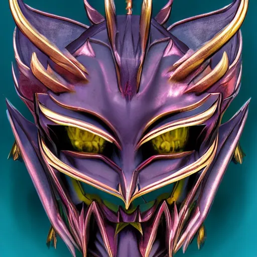 Prompt: demon Mask in the art style of a yugioh card , dynamic, particulate, intricate, elegant, highly detailed, centered, artstation, smooth, sharp focus, octane render