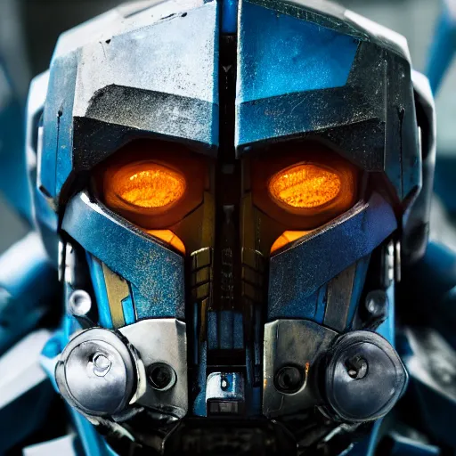 Image similar to portrait of a pacific rim jaeger from pacific rim movie, mecha, cinematic, 8 k, raw, medium close up, canon eos r 5, f / 1. 4,