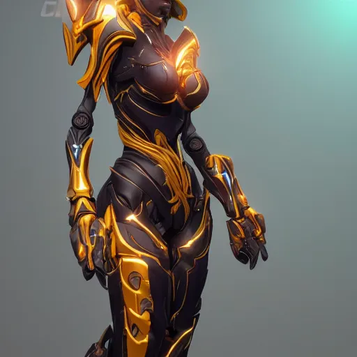 Image similar to beautiful intricate fanart of female ember prime warframe, stunning elegant pose, well designed hands, high quality, artstation, deviantart, furaffinity, octane render