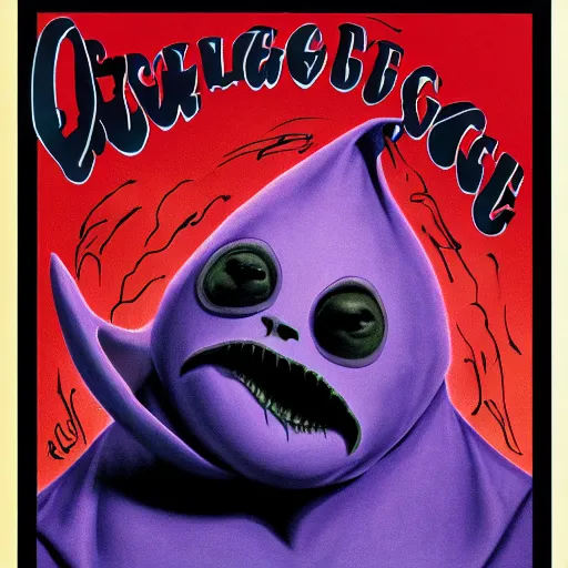 Prompt: Oogie Boogie poster by Charles Gesmar.