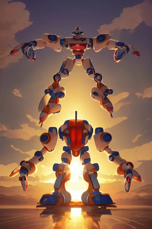 Image similar to metabots medabots medarotto medarot robot minimalist comics, behance hd by jesper ejsing, by rhads, makoto shinkai and lois van baarle, ilya kuvshinov, rossdraws global illumination ray tracing hdr radiating a glowing aura