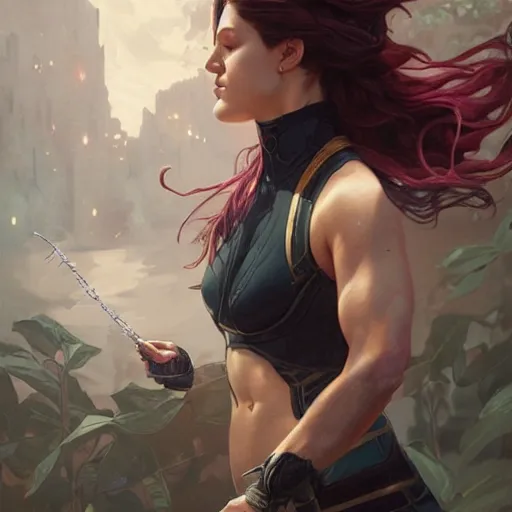 Image similar to ultra realistic illustration, xmen rogue, intricate, elegant, highly detailed, digital painting, artstation, concept art, smooth, sharp focus, illustration, art by artgerm and greg rutkowski and alphonse mucha