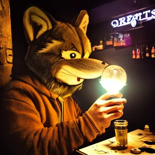 Image similar to photo portrait of drunk hobo artist drawing furries for booze, symmetry, awesome exposition, very detailed, highly accurate, intricate, professional lighting diffracted lightrays, 8 k, sense of awe