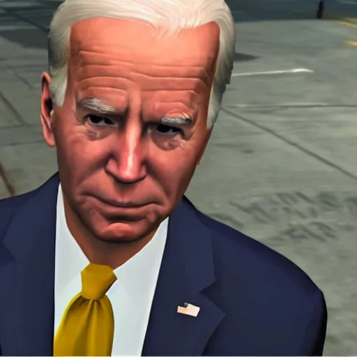 Image similar to Joe Biden in Grand Theft Auto