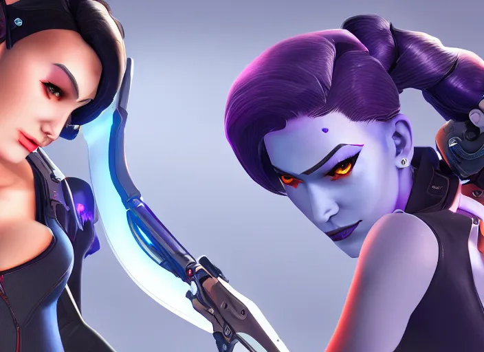 Image similar to widowmaker, overwatch, 4 k, high detailed