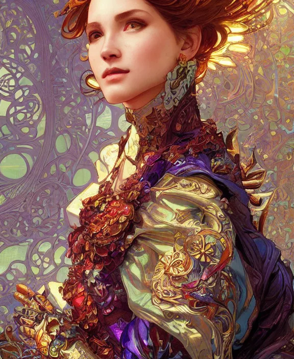 Prompt: monster energy drink, fantasy, intricate, elegant, highly detailed, colorful, vivid color, digital painting, artstation, concept art, art by artgerm and greg rutkowski and alphonse mucha and ruan jia