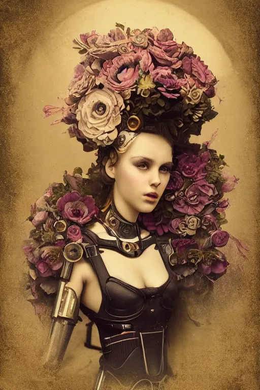 Prompt: a beautiful ultradetailed vintage photo of an xolo, by tom bagshaw and natalie shau, portrait, vignette, 3 5 mm lens, golden ratio composition, detailed faces, studio photography, very detailed, robot dogs overgrown with flowers, artstation, 8 k, highly coherent