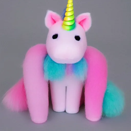 Prompt: pink fluffy unicorn