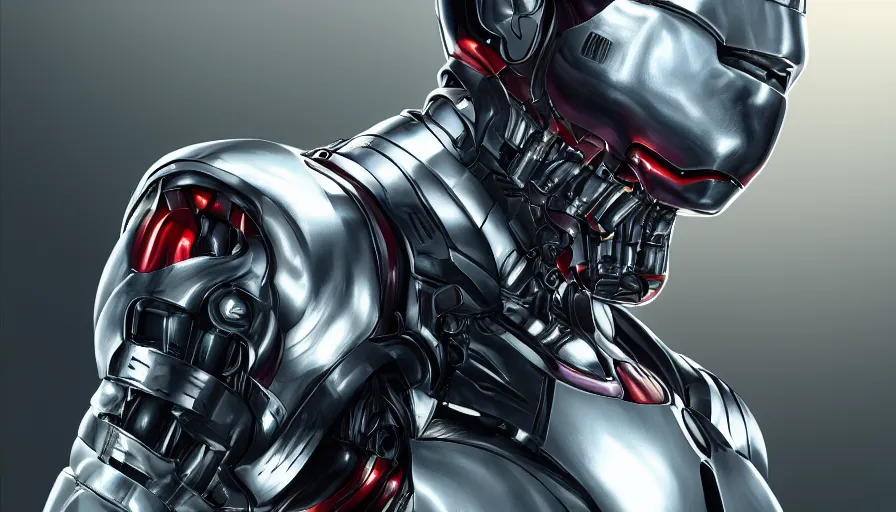 Image similar to Robert Downey Jr is a T-800 robot, hyperdetailed, artstation, cgsociety, 8k