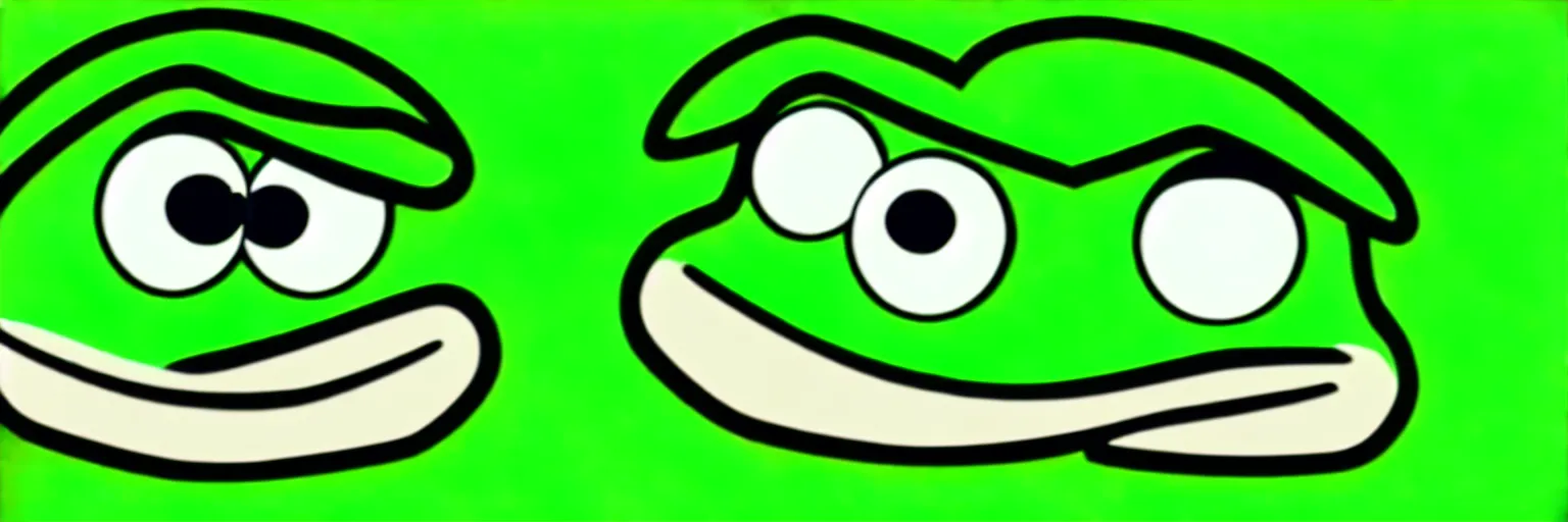 Image similar to happy pepe