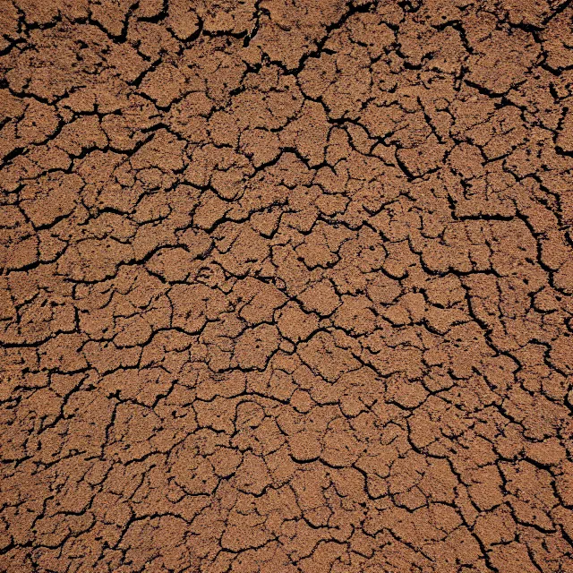 Prompt: dirt texture from bird's eye view