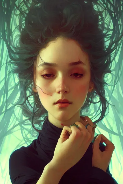 Image similar to a beautiful succubs, fantasy, sharp focus, intricate, elegant, digital painting, artstation, matte, highly detailed, concept art, illustration, ambient lighting, art by ilya kuvshinov, artgerm, Alphonse mucha, and Greg Rutkowski