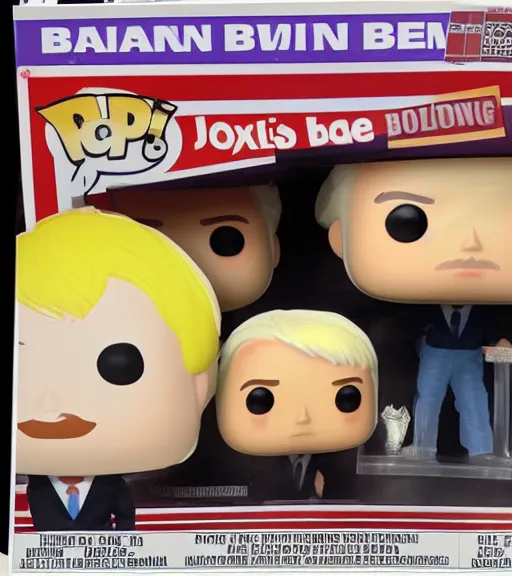 Image similar to NEW LISTING 'boris johnson holding can of baked beans' funko pop still sealed in box, ebay listing