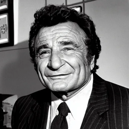 Prompt: peter falk. as captain jack o'neil,