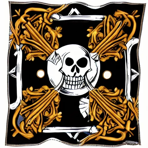 Image similar to pirate snuff handkerchief