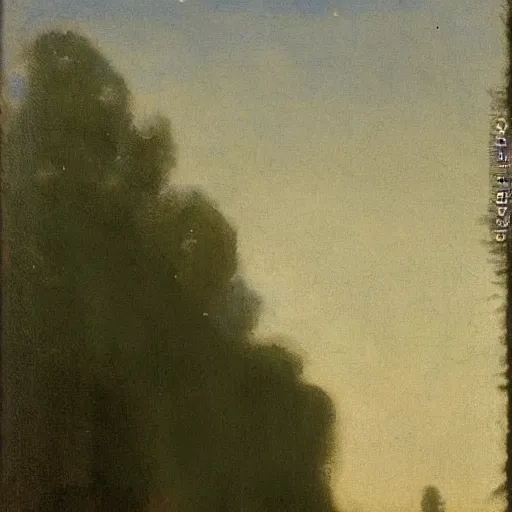 Prompt: minimalism, by camille corot