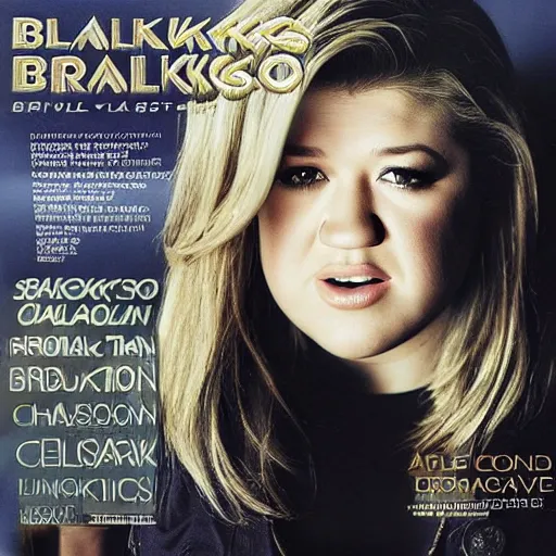 Image similar to young Kelly Clarkson's 2004 album Breakaway cover