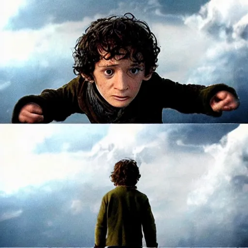 Prompt: alternate universe where frodo didn't destroy the ring