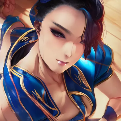 Prompt: beautiful anime art of Chun Li by WLOP, rossdraws, Logan Cure, Mingchen Shen, BangkuART, sakimichan, yan gisuka, JeonSeok Lee, zeronis, Chengwei Pan on artstation