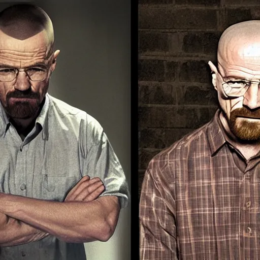 Image similar to walter white as gigachad