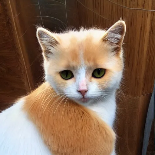 Image similar to a beautiful cat with golden fur