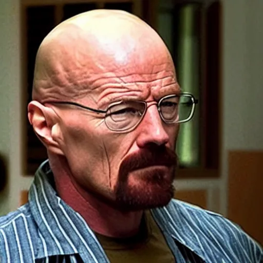 Image similar to walter white is very surprised about something