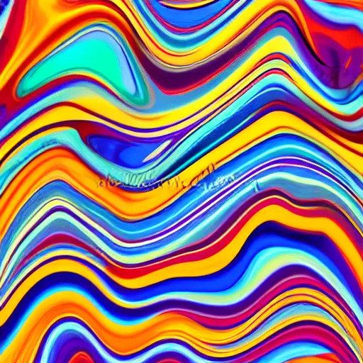 Prompt: olorful abstract geometric background. liquid dynamic gradient hypnotic waves. fluid marble texture art by oscar galvan, willem de kooning, natelle quek