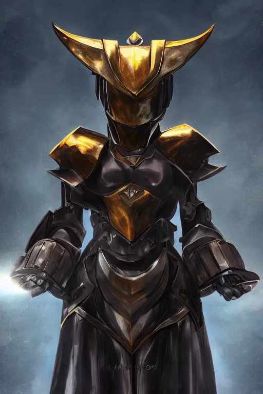 Image similar to helmet armor guardian destiny in witch queen illumination ray tracing hdr fanart arstation by sung choi robot ninja mask and eric pfeiffer and gabriel garza and casper konefal