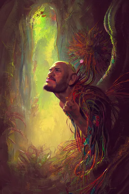 Prompt: The Ayahuasca Spirit, by Eddie Mendoza