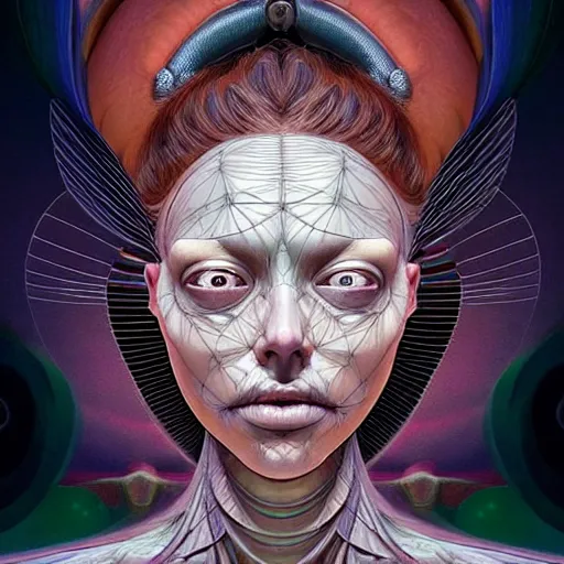 Image similar to Colour Caravaggio style Photography of Beautiful woman with highly detailed 1000 years old face wearing higly detailed sci-fi halo designed by Josan Gonzalez Many details. . In style of Josan Gonzalez and Mike Winkelmann andgreg rutkowski and alphonse muchaand Caspar David Friedrich and Stephen Hickman and James Gurney and Hiromasa Ogura. volumetric natural light