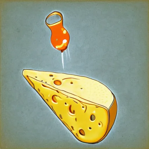 Prompt: cheese shower, illustration, digital art 4 k, detailed