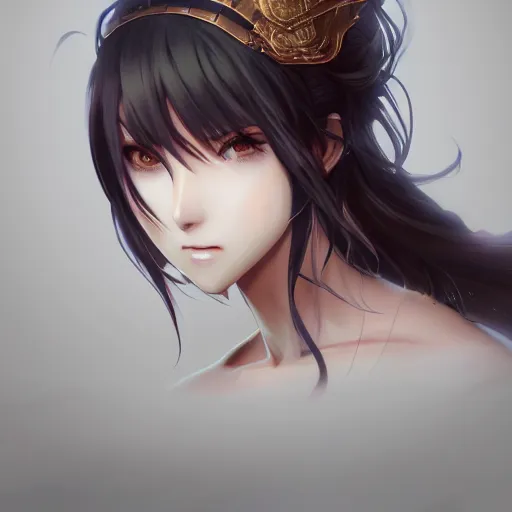 Prompt: anime woman headshot, digital art, pretty face, attractive, drawn by Kentaro Miura, High Details, Cinematic, WLOP, Rossdraws, James Jean, Andrei Riabovitchev, Marc Simonetti, Yoshitaka Amano, Thomas Kinkade, Makoto Shinkai, ArtStation, CGSociety