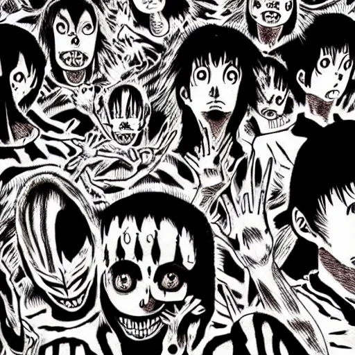 Image similar to junji ito manga