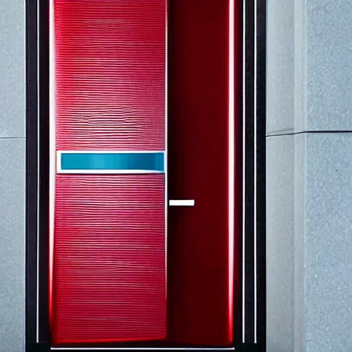 Image similar to futuristic door design