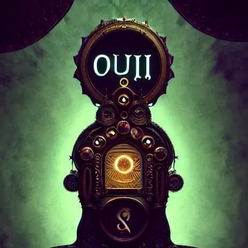 Prompt: Ouija:: by Michal Karcz, Daniel Merriam, Victo Ngai and Guillermo del toro :: ornate, dynamic, particulate, intricate, elegant, highly detailed, centered, artstation, smooth, sharp focus, octane render, 3d