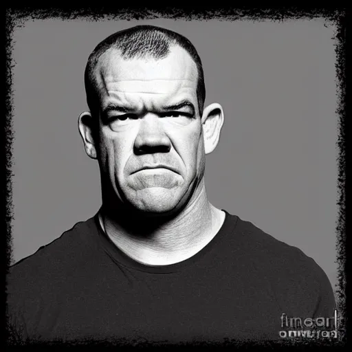 Image similar to jocko willink, black and white, digital art