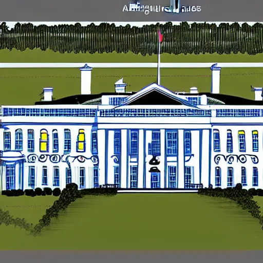 Image similar to architecture diagram of white house