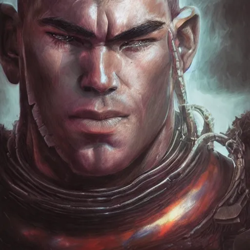 Prompt: extreme realism portrait of guts from berserk extremely detailed, made by wlop and maxwell boas