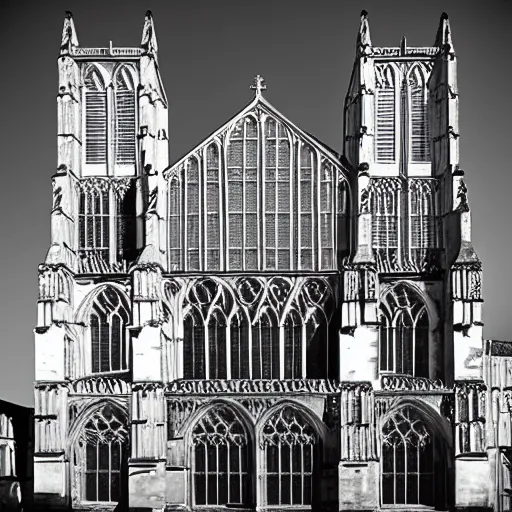 Prompt: Winchester Cathedral on the moon