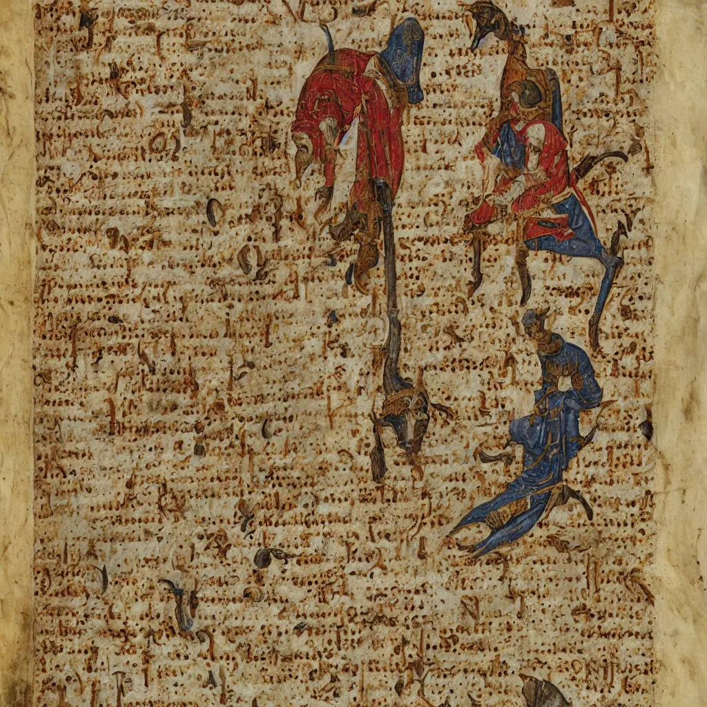 Prompt: !dream full page medieval manuscrit, art print, clean brush stroke, realistic highly detailed, 8k post-processing highly detailed, rendered by octane engine