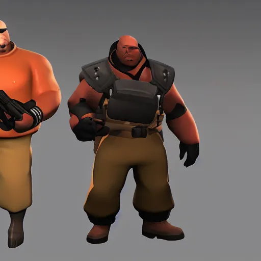 Image similar to Meet the heavy from team fortress 2, 2ch exclusive