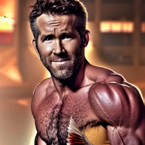 Image similar to Ryan Reynolds as wolverine